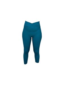 Ocean Blue Ribbed Leggings